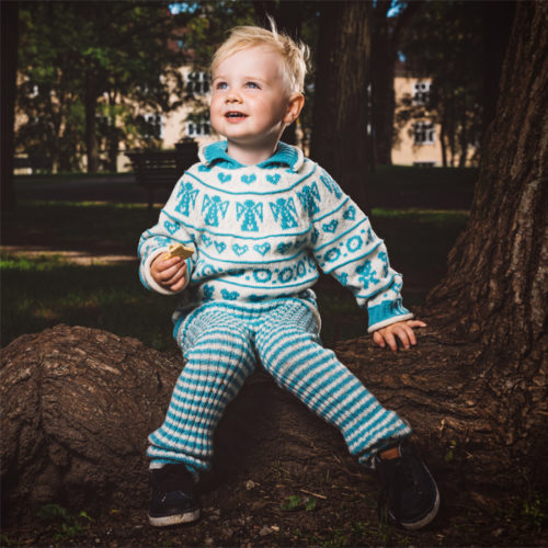 strikkeoppskrift på strikkegenser til barn - garn - knit at home superfine baby merino