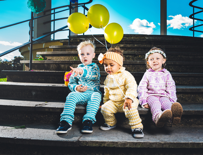 strikkeoppskrift på strikkegenser til barn - garn - knit at home superfine baby merino