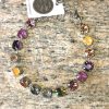Feuerstein swarovski kjede fra den tyske leverandøren Pees. Her i fargen Delite mix armbånd