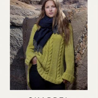 Skappel oppskrift Lysning genser i Suri og Prima alpakka garn.