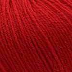 Merino Bebe fra Lang Yarns. Her i fargen 360 rød.